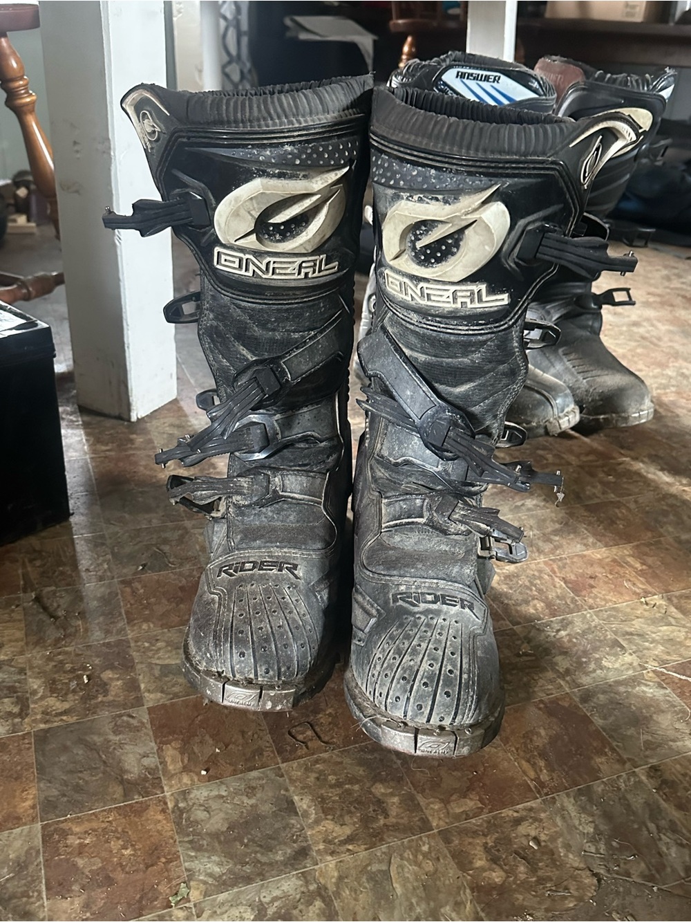 O'Neill Black Motocross Rider Boots